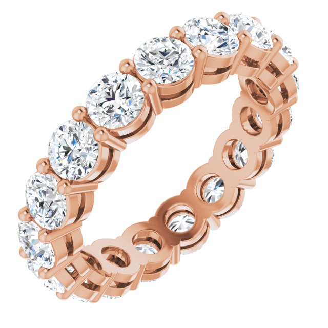 3.57 ct. Round Diamond Band Classic Eternity Ring-VIRABYANI